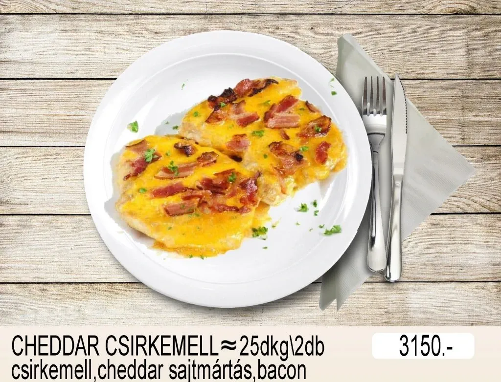 Cheddar csirkemell