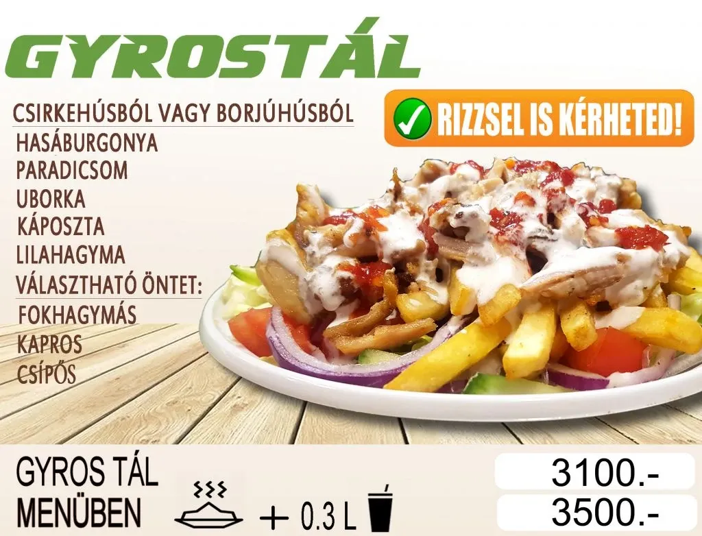 Gyros tál