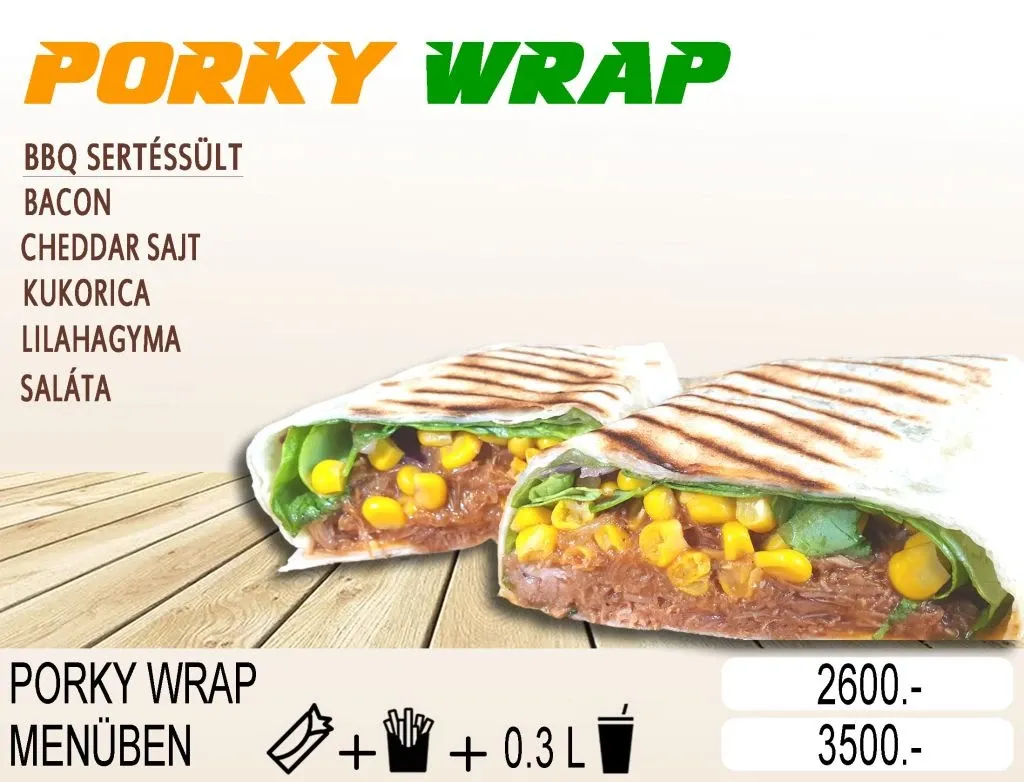 Porky wrap
