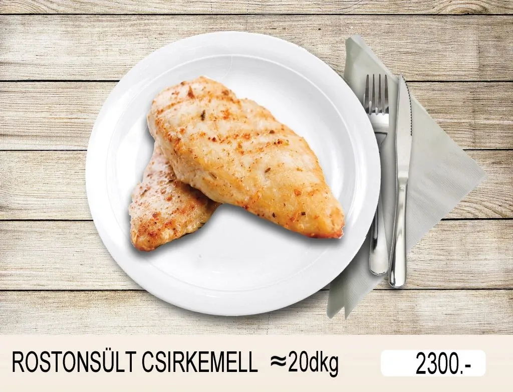 Rostonsült csirkemell